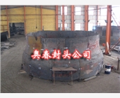 DN9276/8158×36 S-bend reducing section of hot blast stove